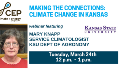 Webinar Invite: Climate Change in Kansas with Service Climatologist Mary Knapp