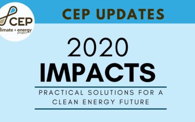 CEP 2020 Impacts: Climate Resilience & Energy Justice