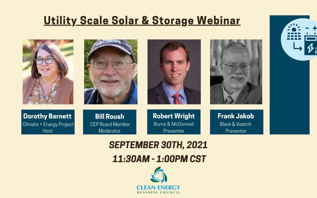 Utility Scale Solar & Storage Event Announced